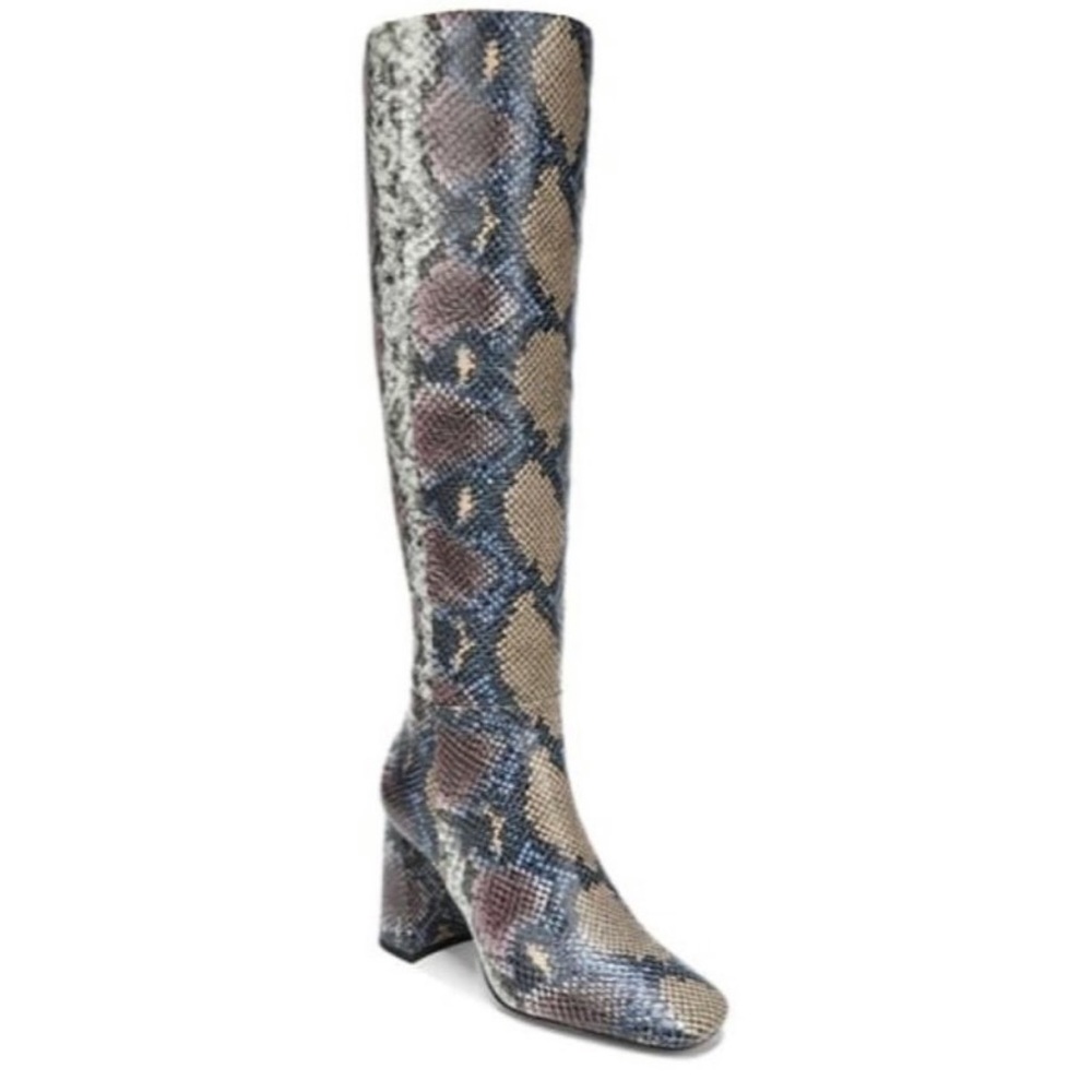NWT SAM EDELMAN snake print Clarem boots - Picture 15 of 15